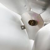 Wall lamp in stainless steel grande fleur 1970