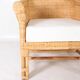 Paire de fauteuils club en rotin