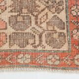 4x8 Vintage Red & Brown Classic Persian Rug, 135x246Cm