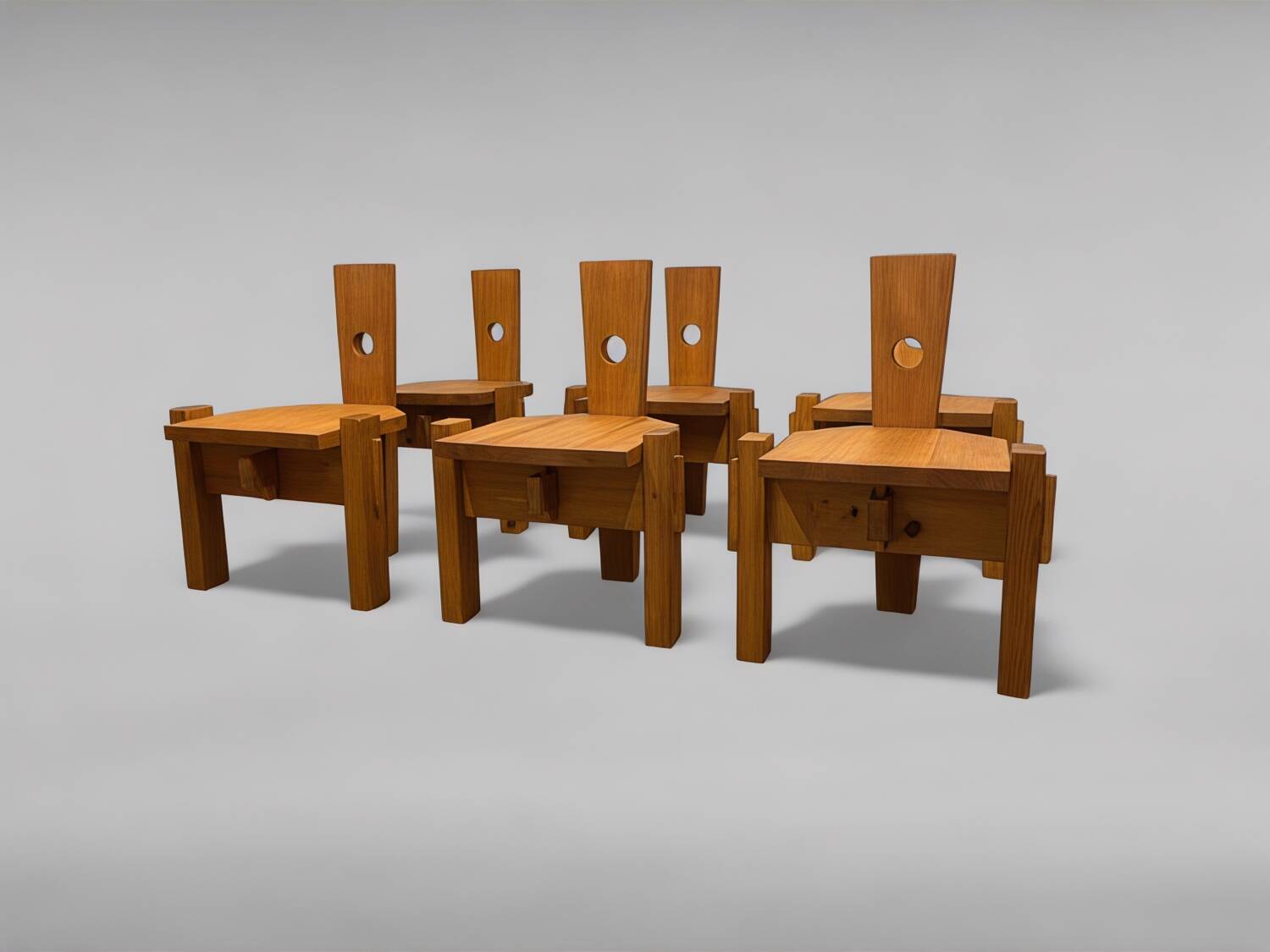 6 chairs by Erwin Egel for Dieter Güllert