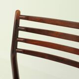 Dining chair in rosewood by Johannes Andersen, Denmark