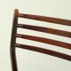 Dining chair in rosewood by Johannes Andersen, Denmark