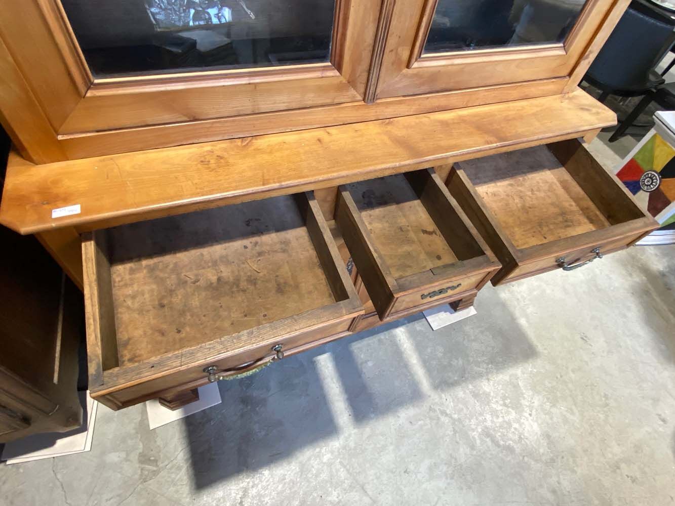 Buffet deux corps, merisier