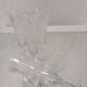 Cut crystal champagne flutes