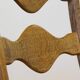 Vintage 1960s Danish brutalist ladderback oak chairs in the style of Kjærnulf