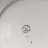 Céranord porcelain presentation plate