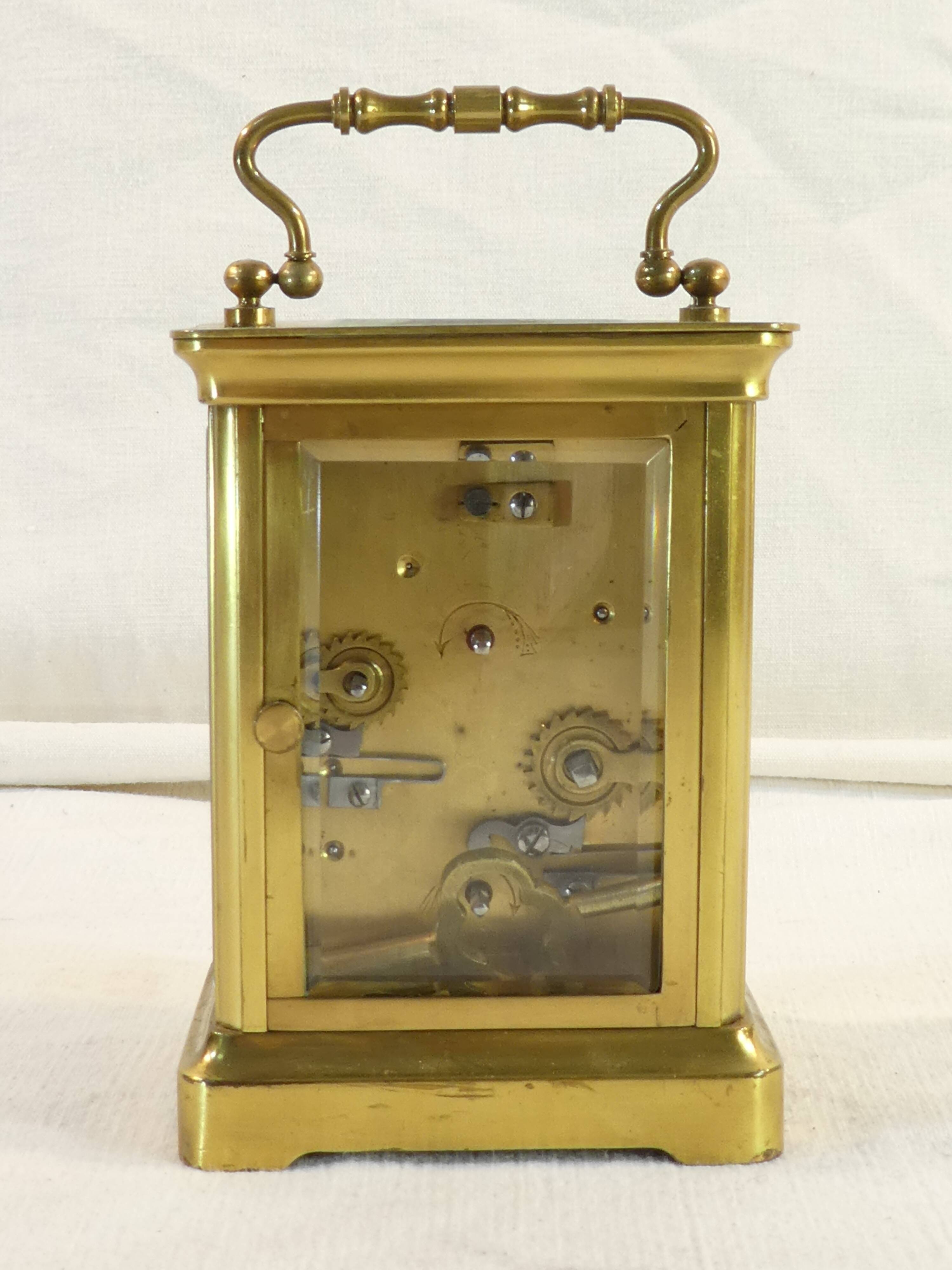 Officer's clock with functioning bell