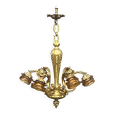 Solid bronze chandelier "Mazarin".