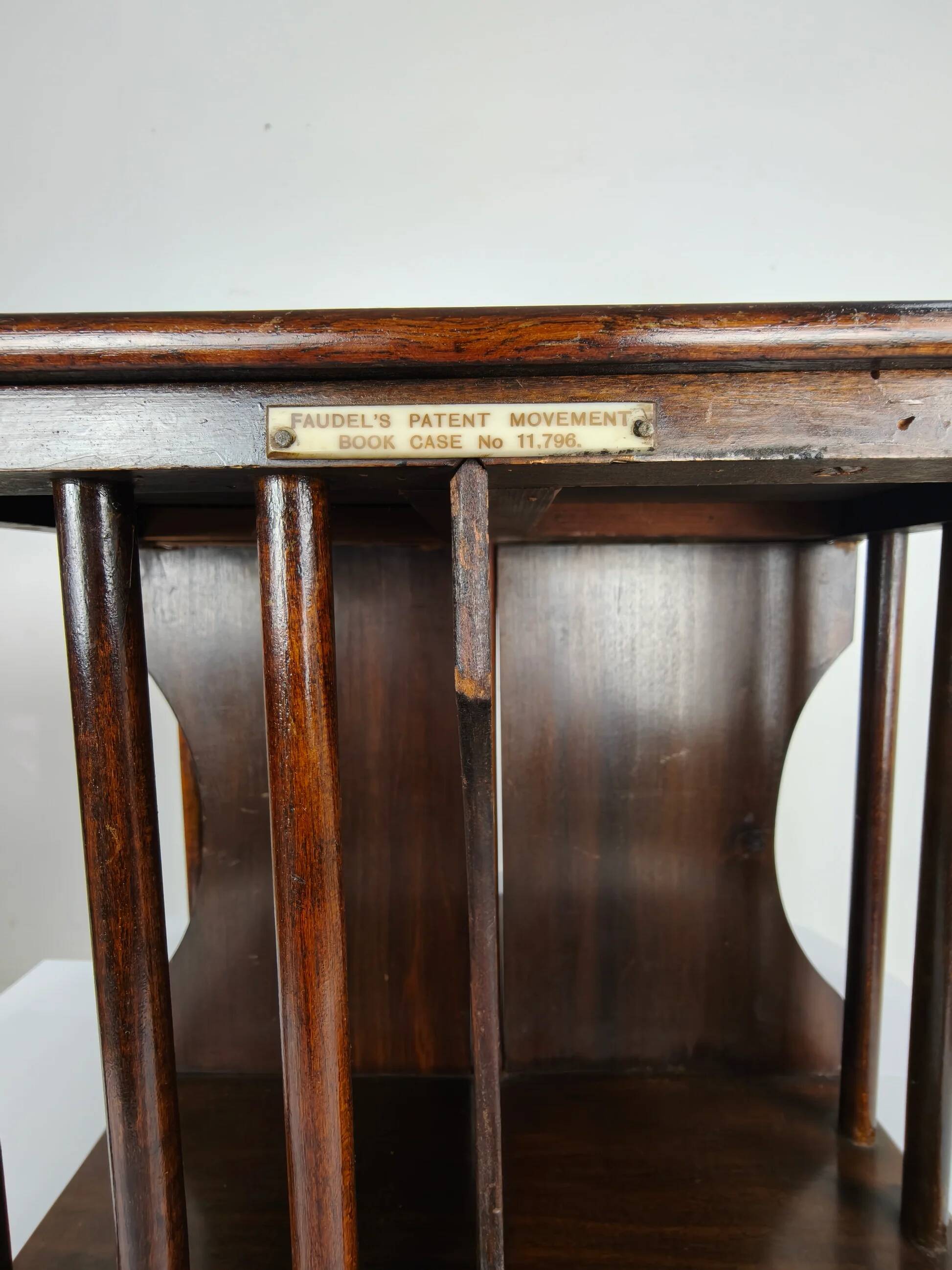 Miniature antique bookcase/bookmill circa 1900