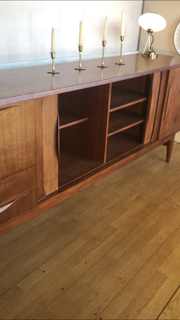 Samcom vintage scandinavian teak sideboard, 1960