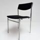 Set of 4 Gijs van der Sluis stacking chairs, 1970s