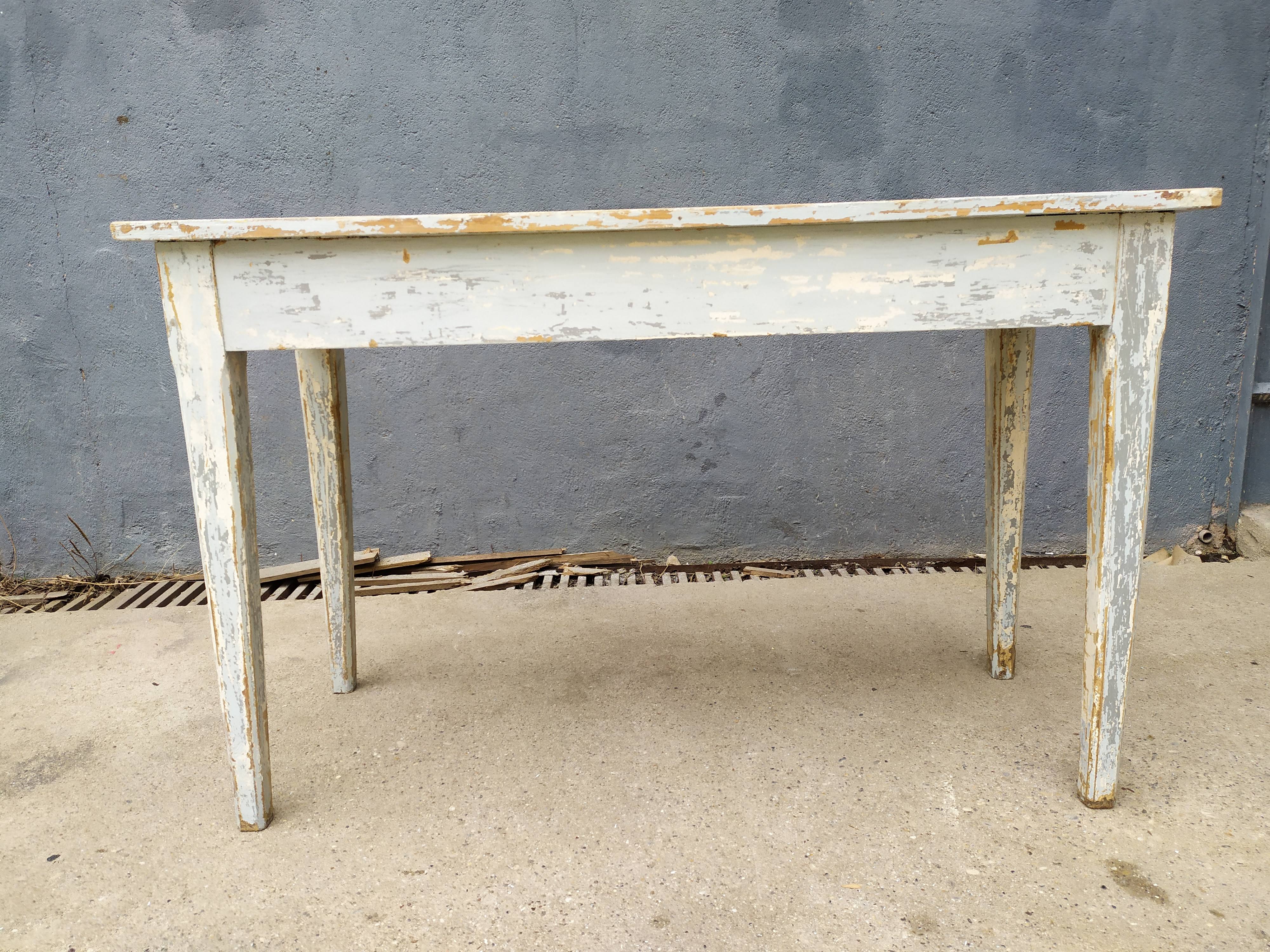 Rustic skated console table