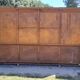 2 wood store furniture and glass doors