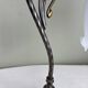 Antique tulip lamp