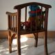 Fauteuil enfant campagnard vintage