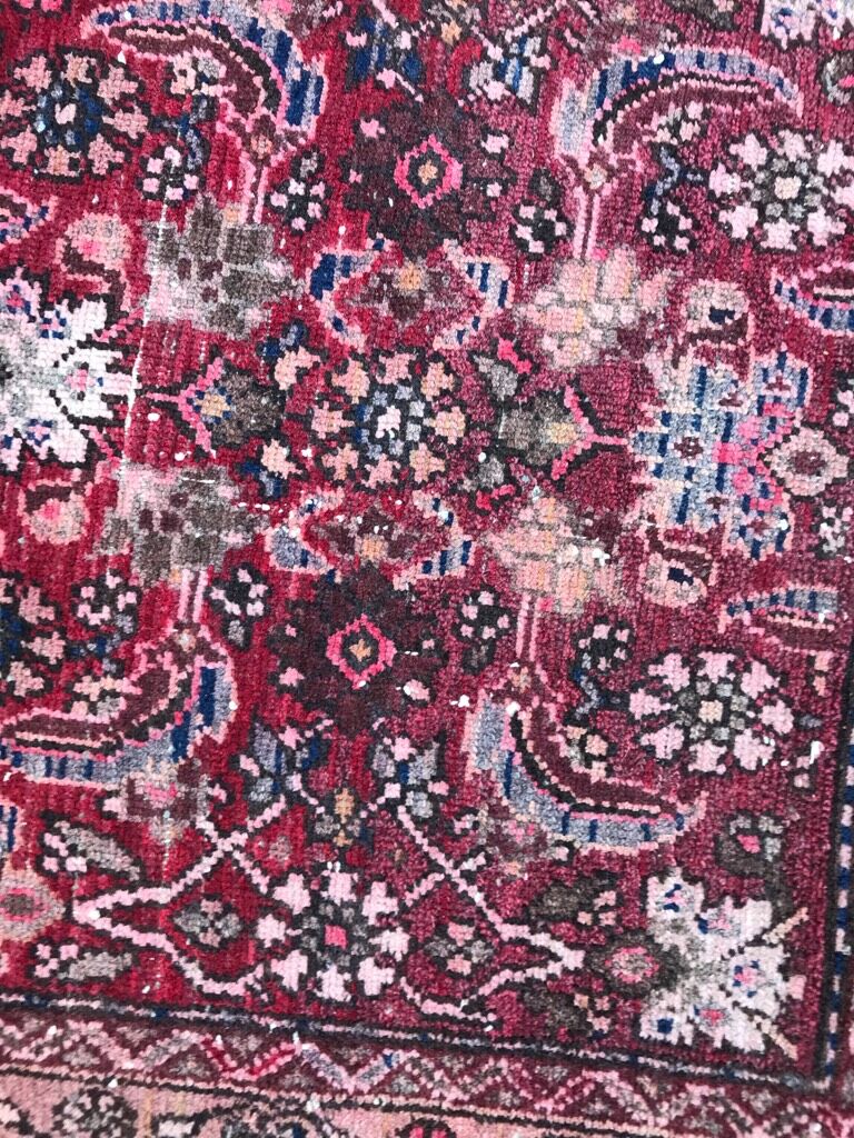 Old Hamadan persian rug 85x118cm