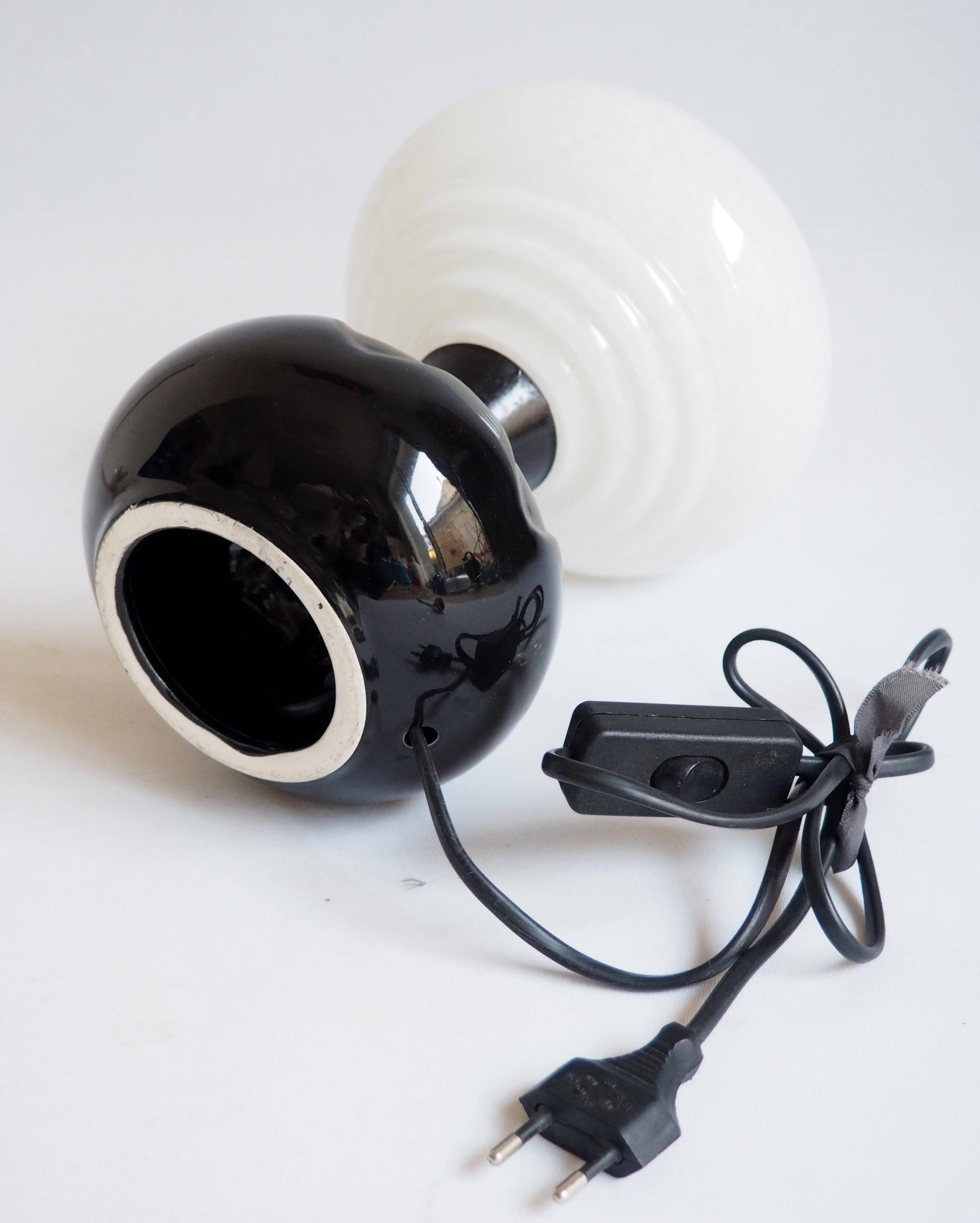 Clichy and ceramic lamp