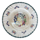 Large flat plate Longwy old Rouen