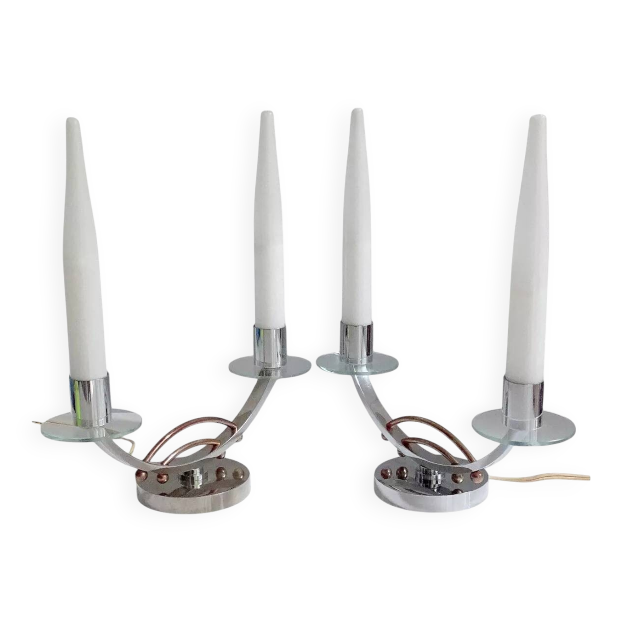 Pair of Art Deco Lamps
