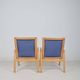 Set of Danish seats designed by Finn Østergaard for Kvist Møbler, 1970s