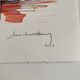 Numbered lithograph (10/20) and signed by Michel Henry - The Bottles