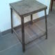 Square iron or stool table