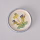 Decorative glazed ceramic bowl, circa 1950.