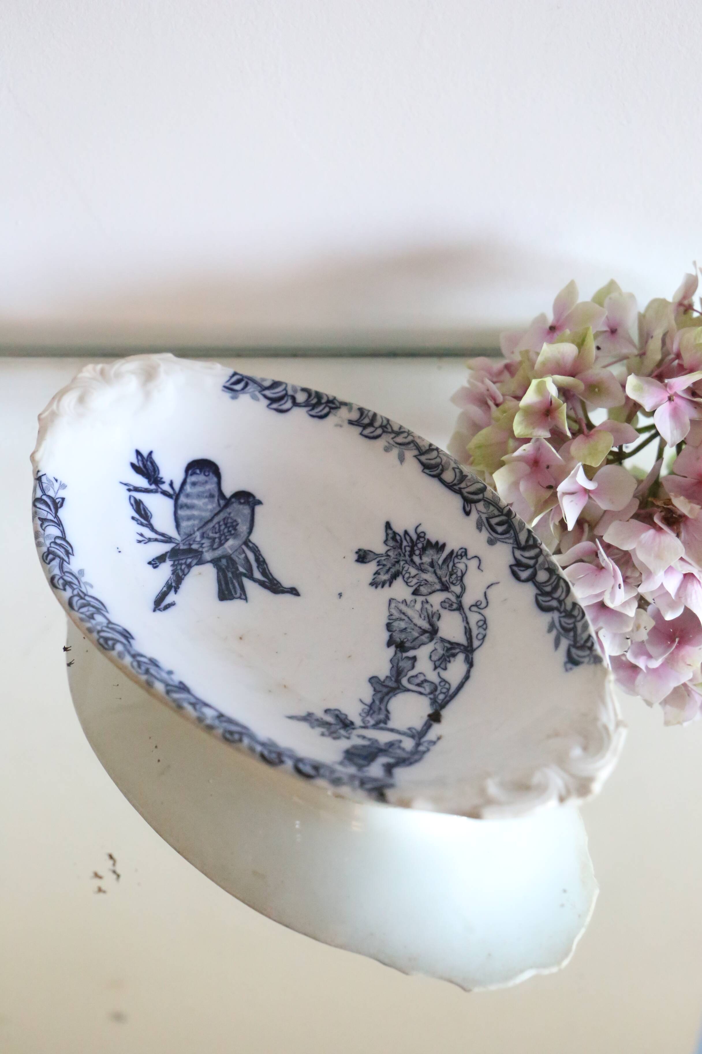 19th century iron clay dish