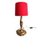 Art Nouveau lamp in alabaster and gilded metal