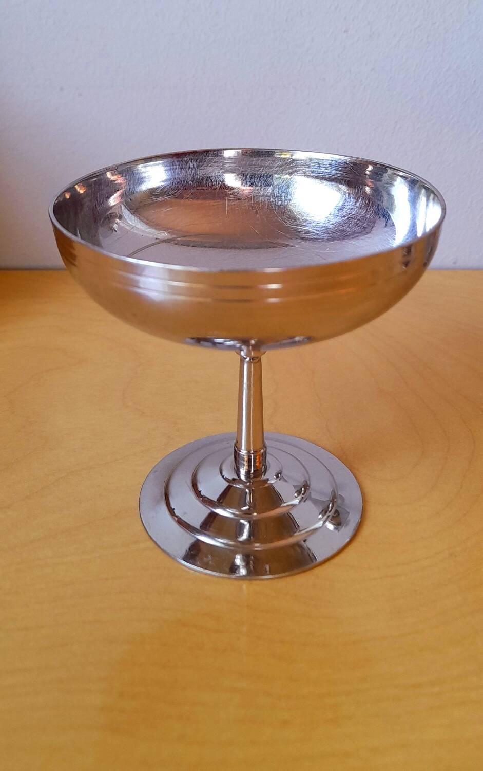 Set of 5 L'Etang Remy stainless steel ice cream cups