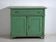 Central European pine commode with original green paint – Tyrol, circa 1890