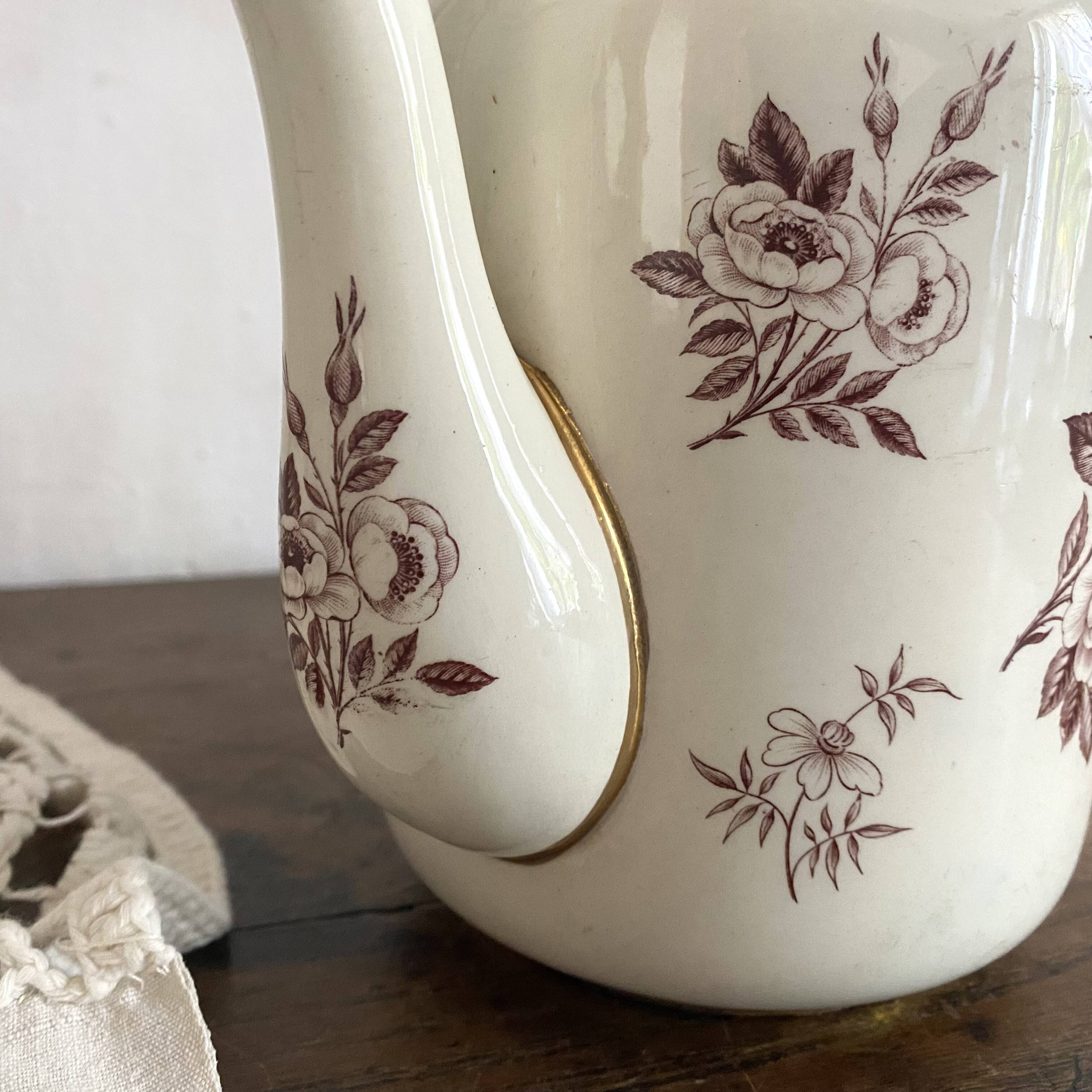 Antique ironstone teapot