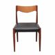 1960s diningchair in teak and leather