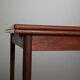 Scandinavian extendable dining table in teak