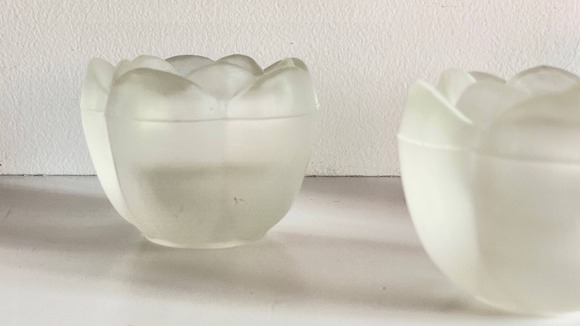Vintage Silver Glass Candle Holder