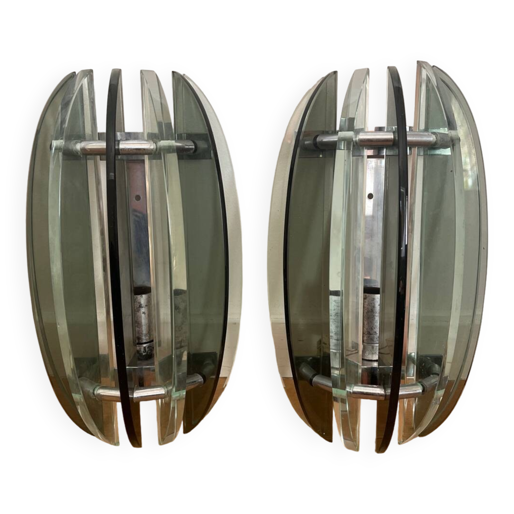 Pair of “veca” wall lights from Italy