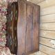 Regency period commode – Solid walnut – Chiselled gilded bronze