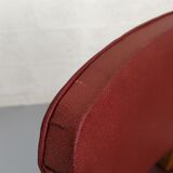 Vintage red bridge chair