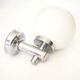 Opaline ball wall lamp