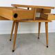 Vintage worker tapered feet with 4 swivel drawers - 1960
