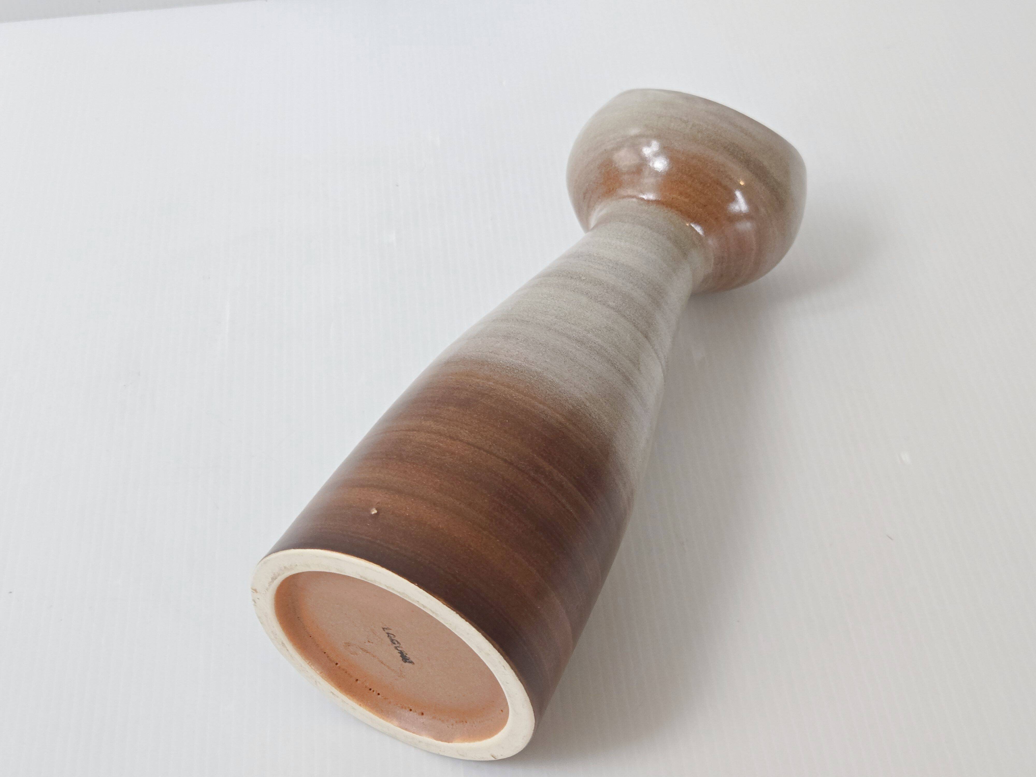 Vintage stoneware vase 1970