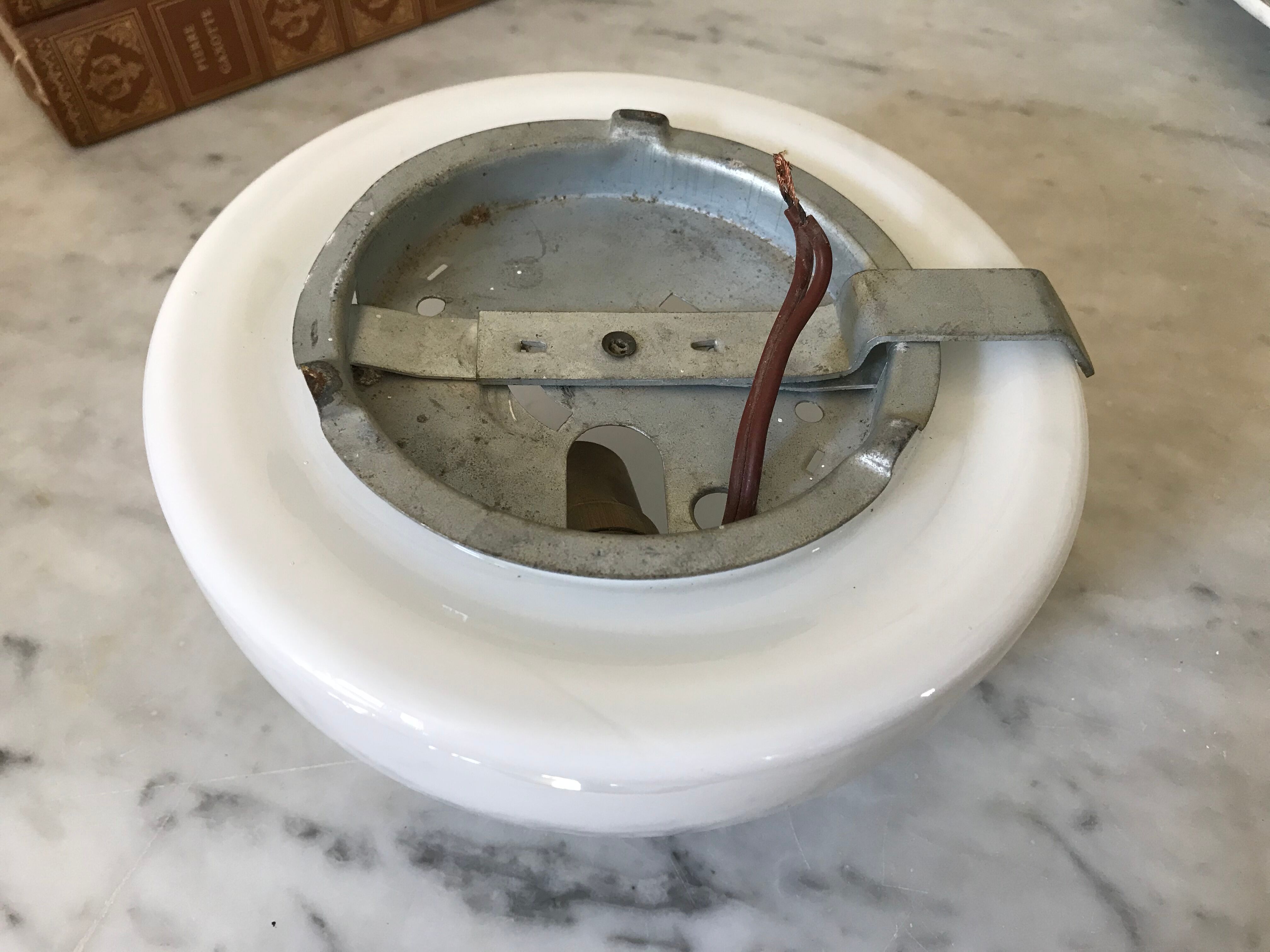 Sconce in opaline 16cm