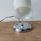 Art Deco chrome ball lamp.