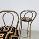 Midcentury vintage brass golden barstools 'eclectic'