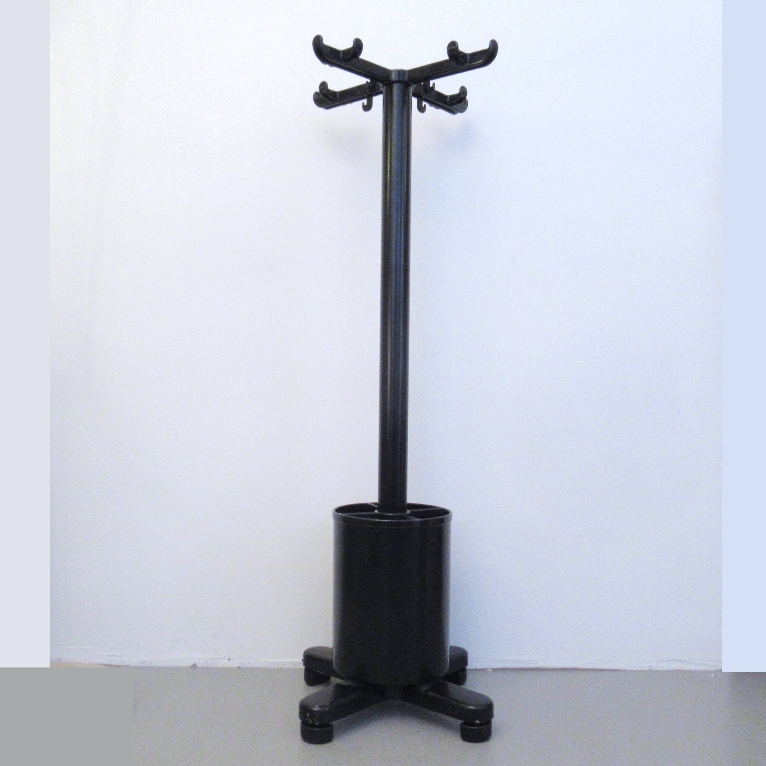 Ettore Sottsass Olivetti black Synthesis coat rack 1973