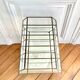 Wall showcase XXL brass glass and mirror 1960