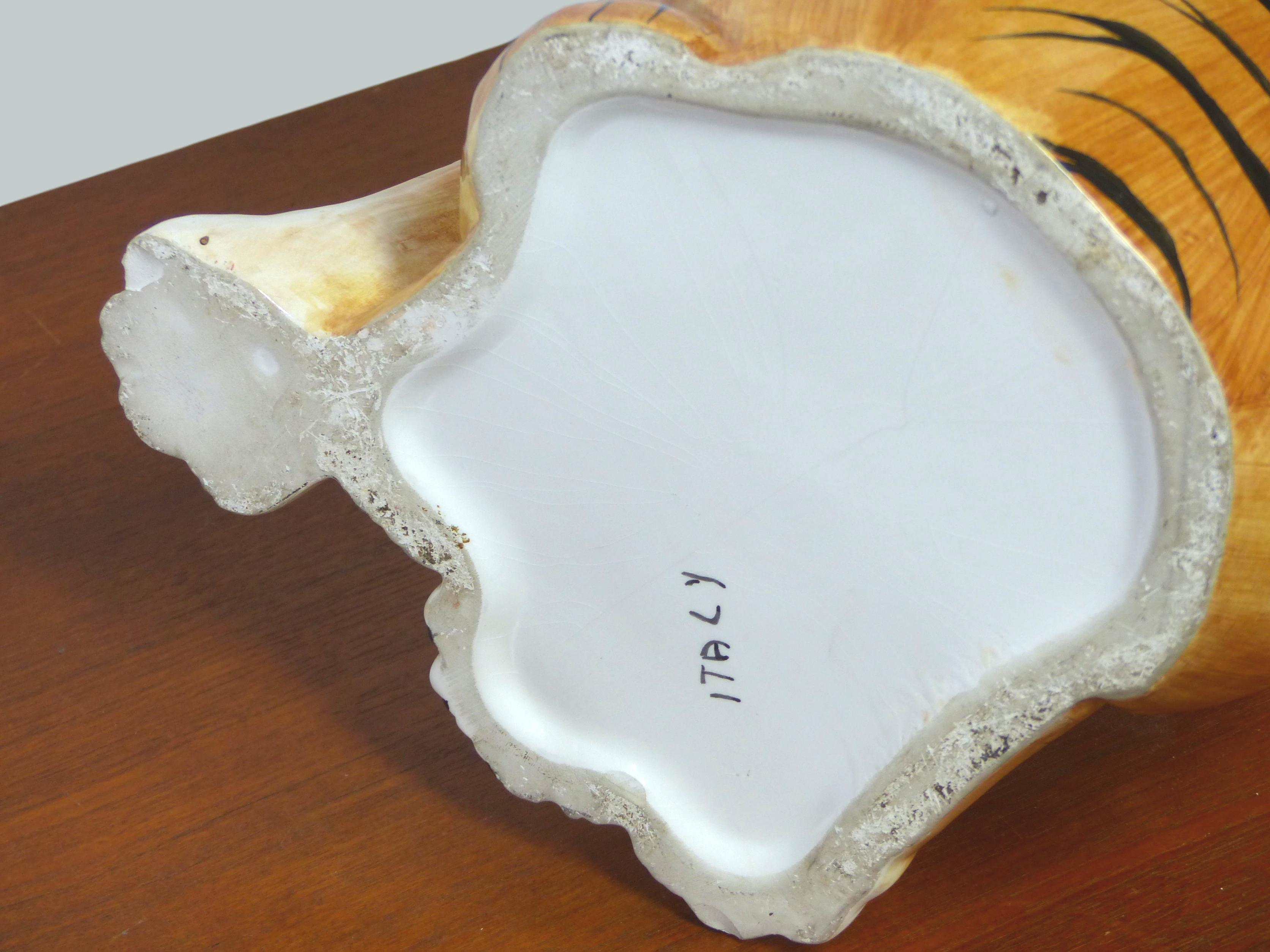 Vintage tiger umbrella holder 1970