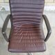 Fauteuil vintage cuir eurosit - france 1983