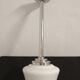 Opaline Art Deco hanging lamp