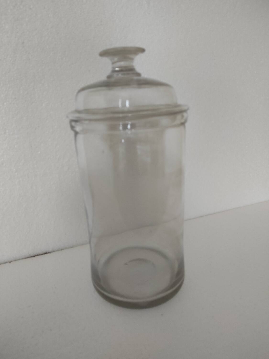 Antique glass candy box/jar